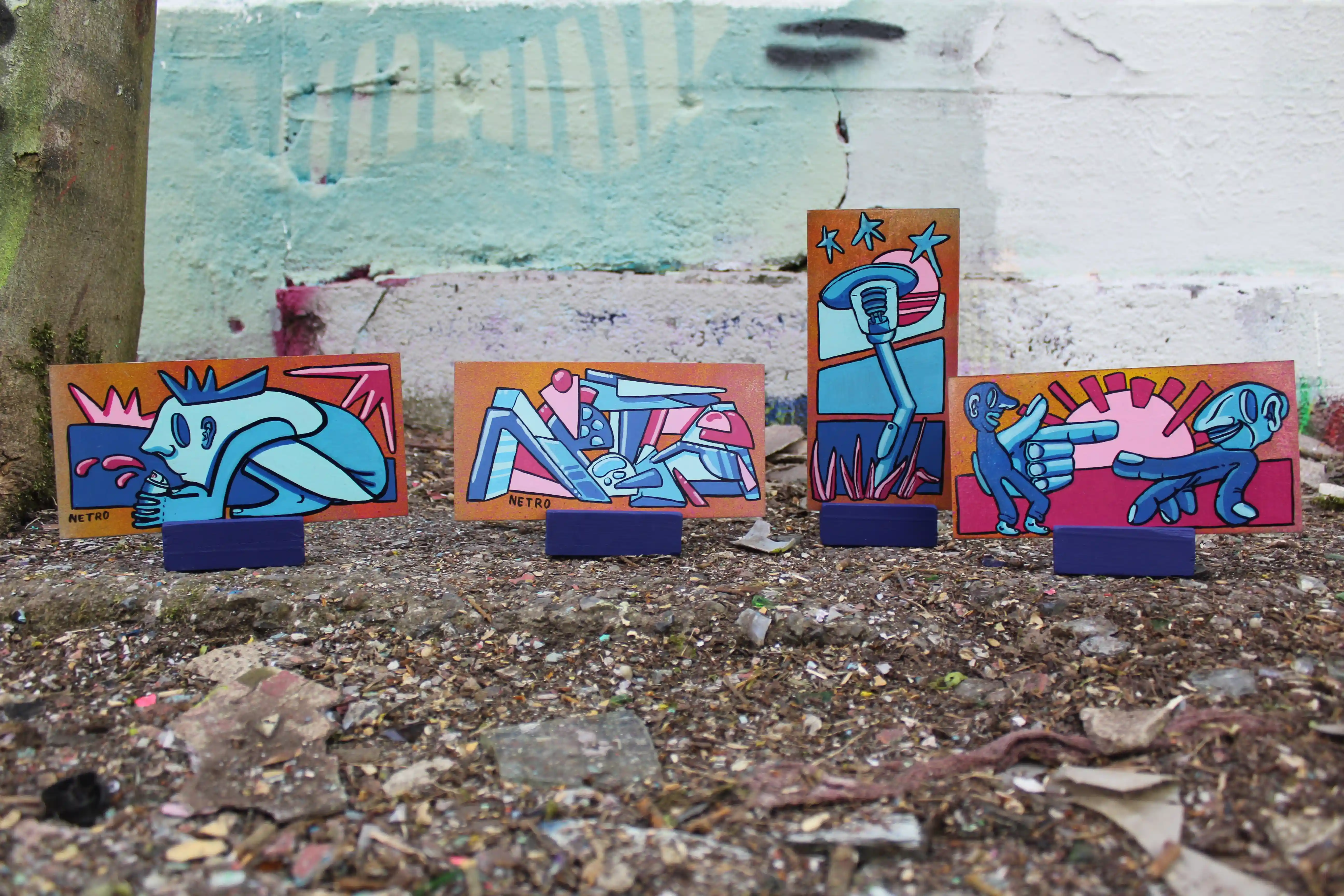 Paintings on metal 2